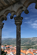 Het historische dorpje Belmonte, uitzicht vanaf het kasteel