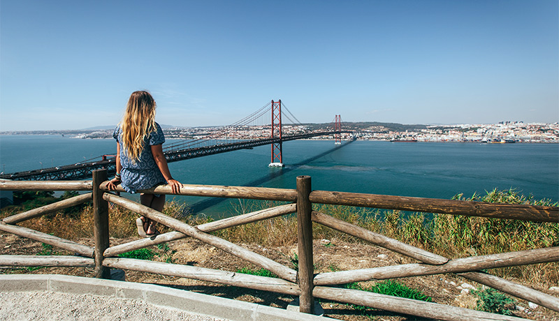 Rondreis Portugal, uitzicht over Lissabon