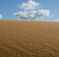 Hoge duin aan zuidwest kust Algarve