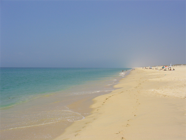 De langgerekte stranden bij Comporta