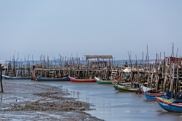 Het vissershaventje van Carrasqueira