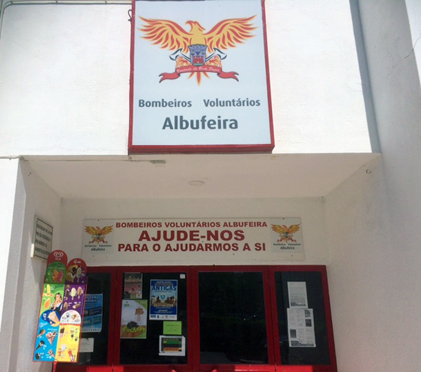 Vrijwillige brandweer in Albufeira