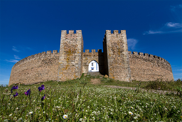 Het ronde kasteel van Arraiolos