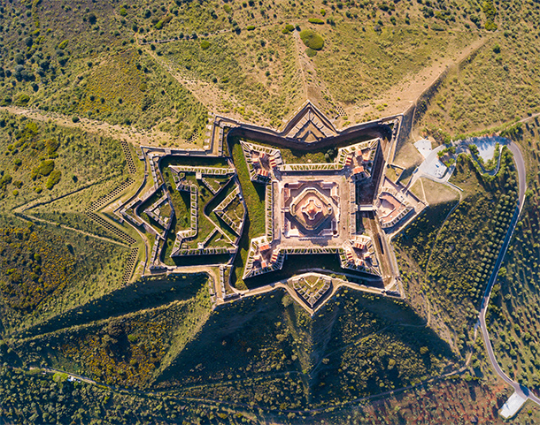 Het stervormige fort van Elvas