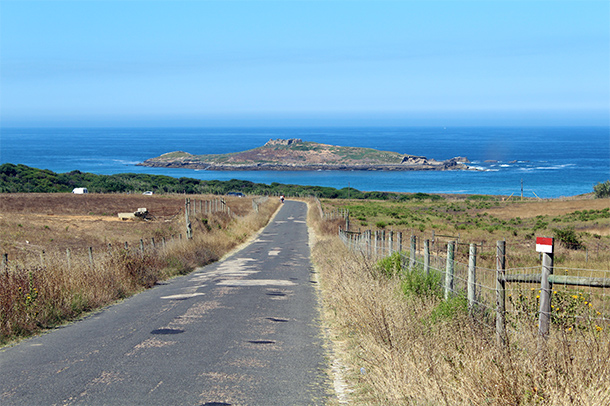 Uitzicht op Ilha do Pessegueiro