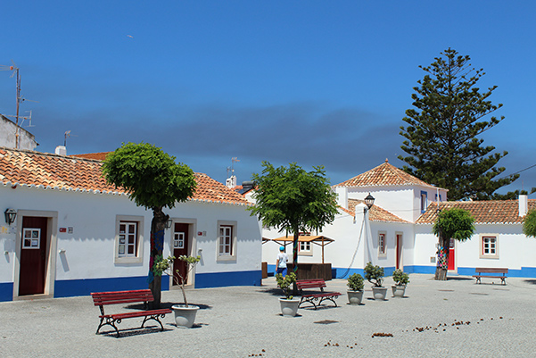 Praça do Marques de Pombal in Porto Covo