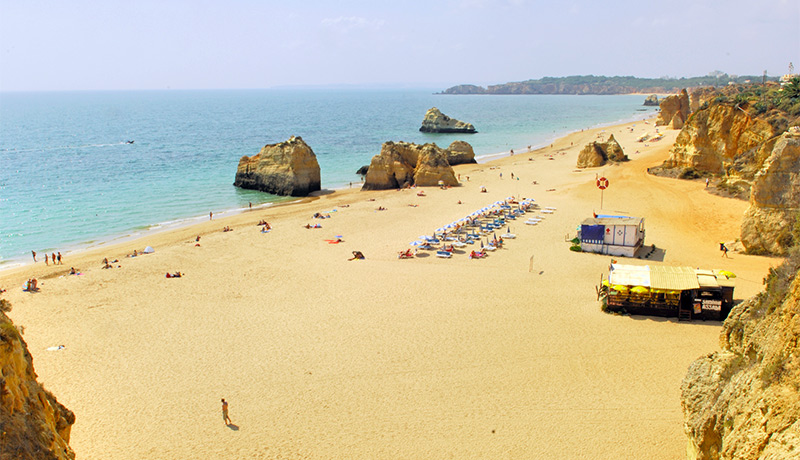 Strand van de Algarve, Portugal