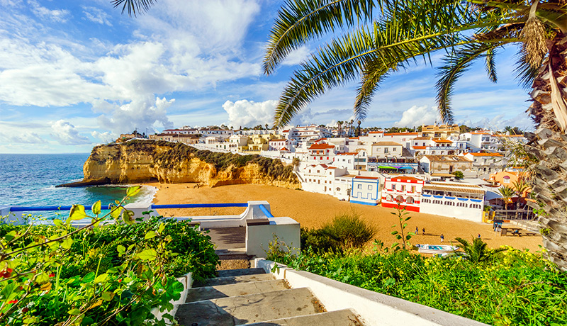 Authentieke badplaats Carvoeiro in de Algarve
