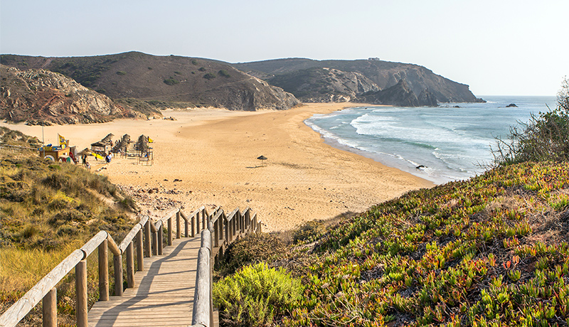 Praia do Amado aan de Costa Vicentina