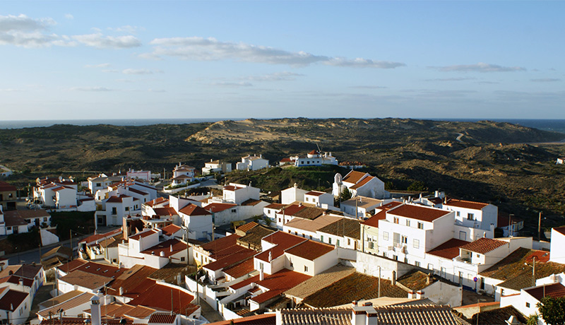 Vissersdorp Carrapateira aan de Costa Vicentina, Algarve