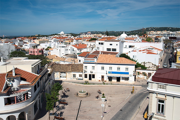 Uitizicht over Loulé