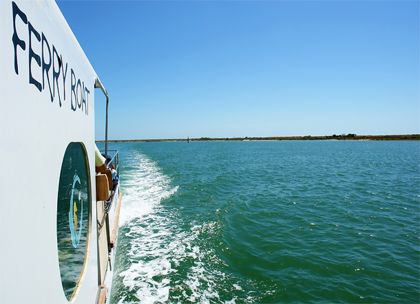 Boot in Ria Formosa