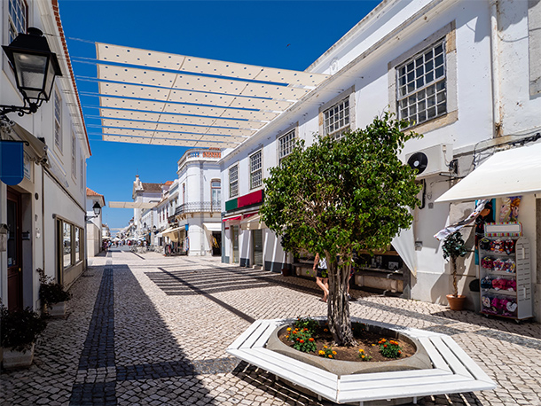 Winkelstraat Vila Real de Santo António