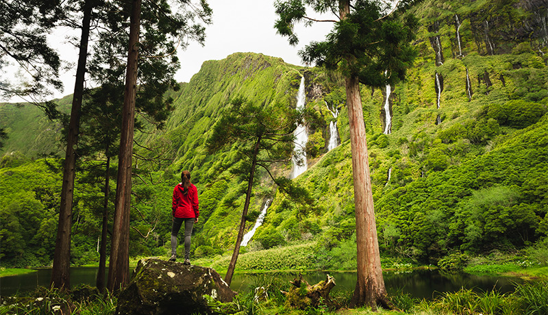 Watervallen op de Azoren