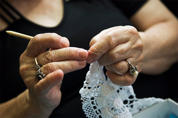 Traditioneel handwerk op Pico