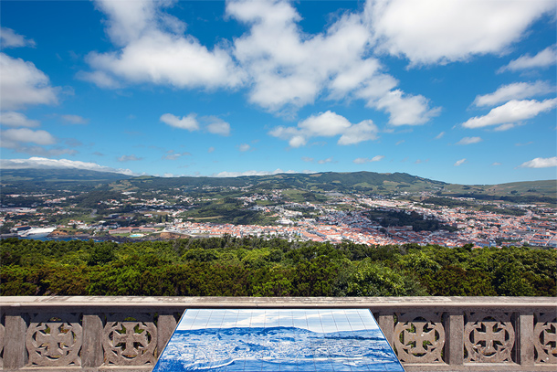 Uitzicht vanaf Monte Brasil