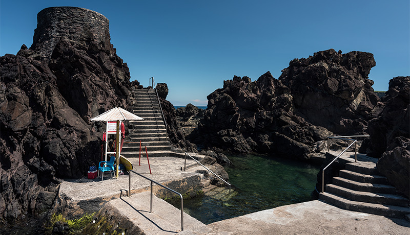 Natuurlijke zwembaden op Terceira