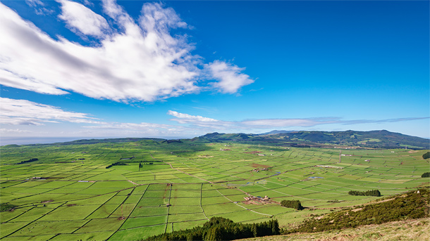 Uitzicht over Terceira