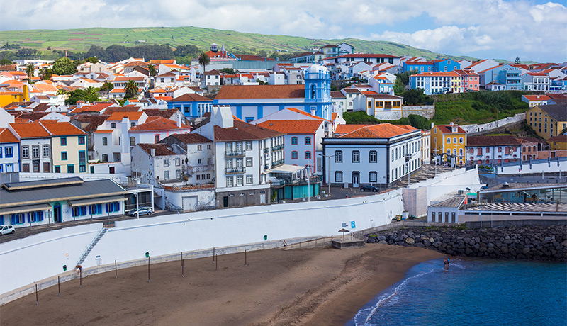 Angra do Heroismo, de hoofdstad van Terceira