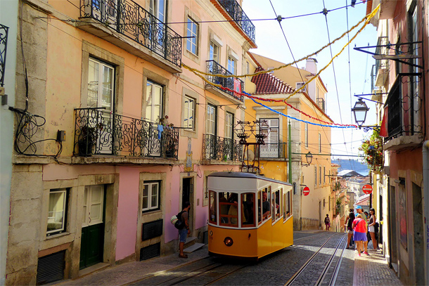 Lissabon, ascensor da Bica