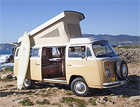 Vintage camper huren in Portugal
