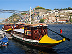 Portboot in Porto