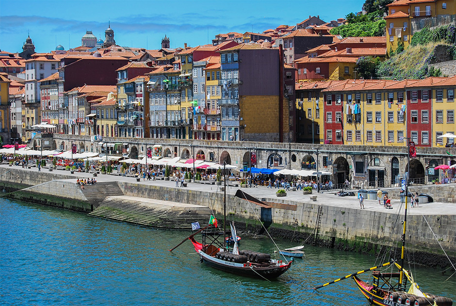 Gezellig Porto aan de Douro-rivier