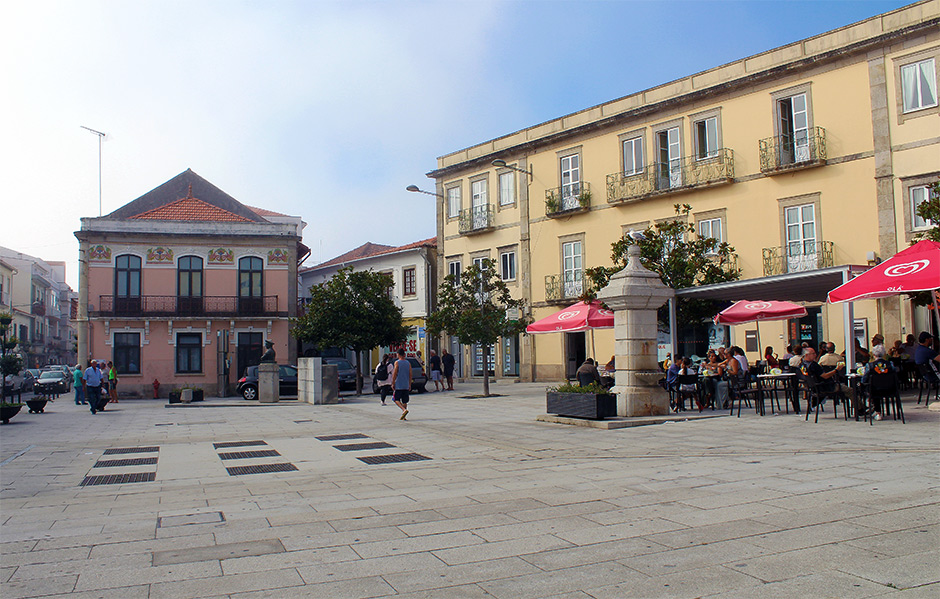 Praça da República in Vila Praia de Âncora