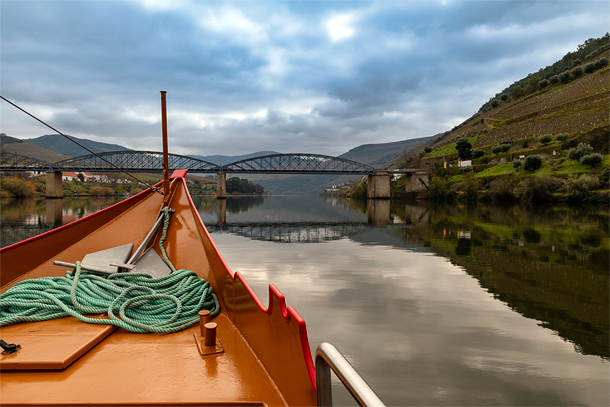 Boottocht in een rabelo op de Douro bij Pinhão