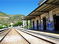 Treinstation in Pinhão, Douro-vallei