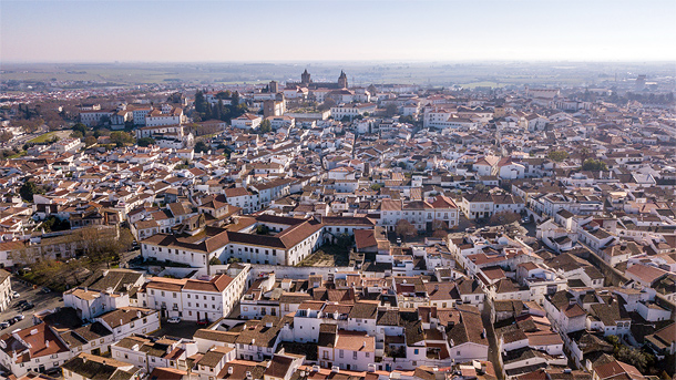 Luchtfoto Évora