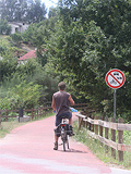 Ecopista wandel- en fietsroute in Portugal