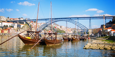 Portboten in Porto