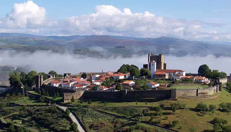 Bragança, stadje in Noord-Portugal