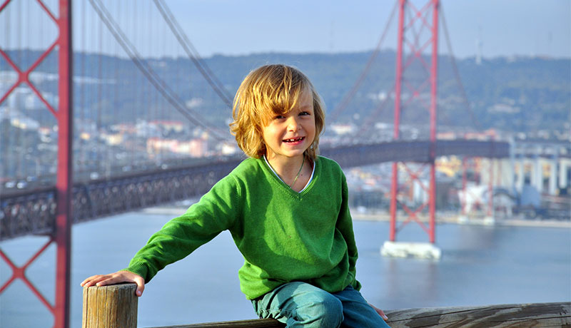 Met kinderen naar Lissabon