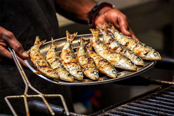 Gegrilde sardientjes