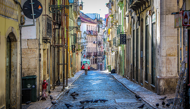 De wijk Bairro Alto