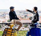 Vespa-tour door lissabon