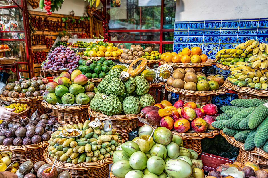 Lokaal fruit Madeira