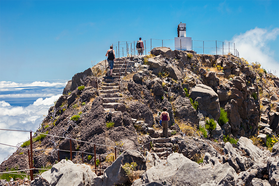 Pico Ruivo, het hoogste punt van Madeira