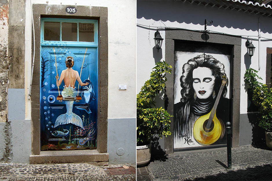 Creatief schilderwerk in Zone Velha, Funchal