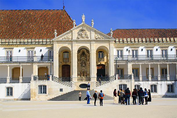 De universiteit van Coimbra