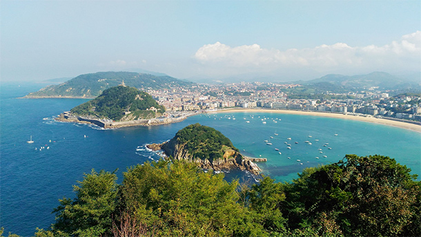 San Sebastián in noordwest Spanje