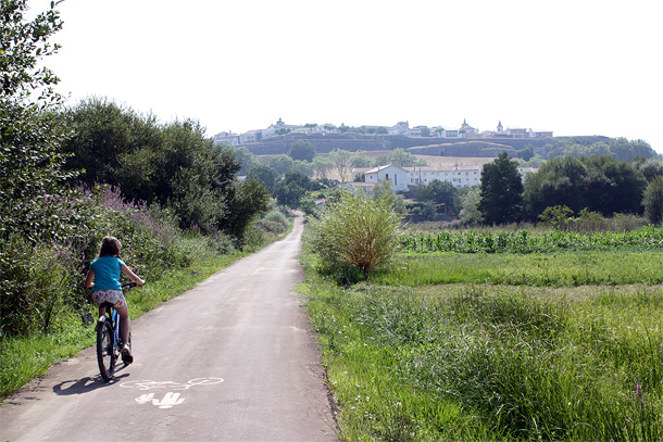 Ecopista do Rio Minho, onderweg naar Valença do Minho