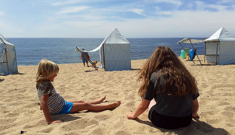 Strand Noord-Portugal met kinderen
