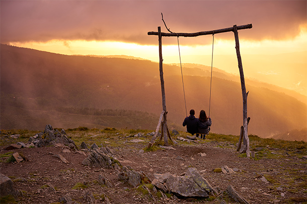 Schommel in de Serra da Lousã