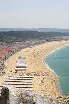 Badplaats Nazaré aan de Zilverkust