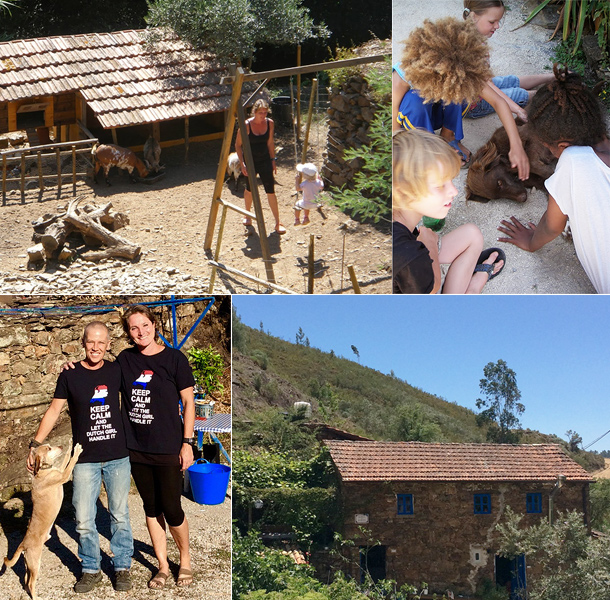 Eenoudervakantie collage Quinta da Fonte Portugal