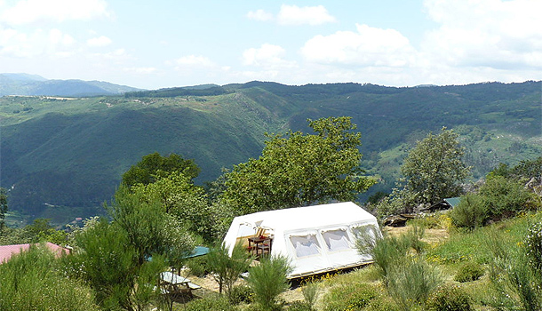 Glamping tent bij Quinta Rural