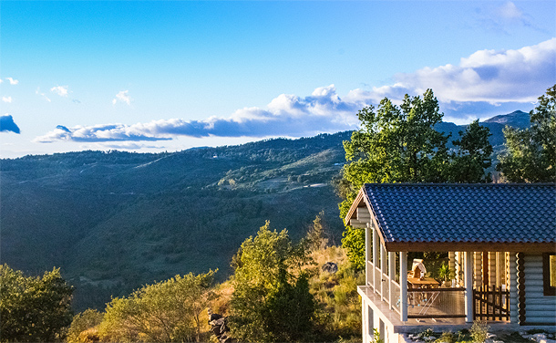 Mountain lodge cabin bij Quinta Rural